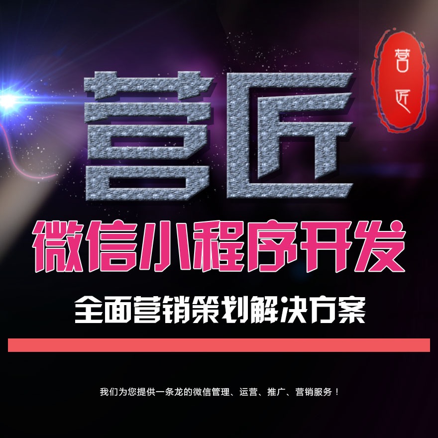 小程序开发-代运营微信开发小程序公众平台开发微商城三级分销