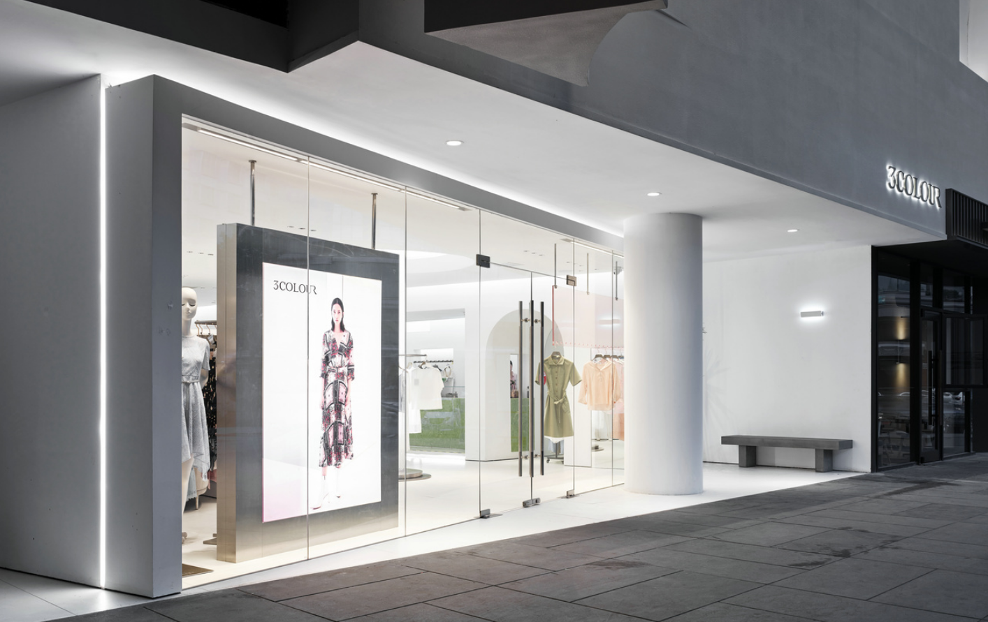 服装店设计 内衣店专卖店 效果图设计 装修 定制 西装店铺h-公装设计-猪八戒网