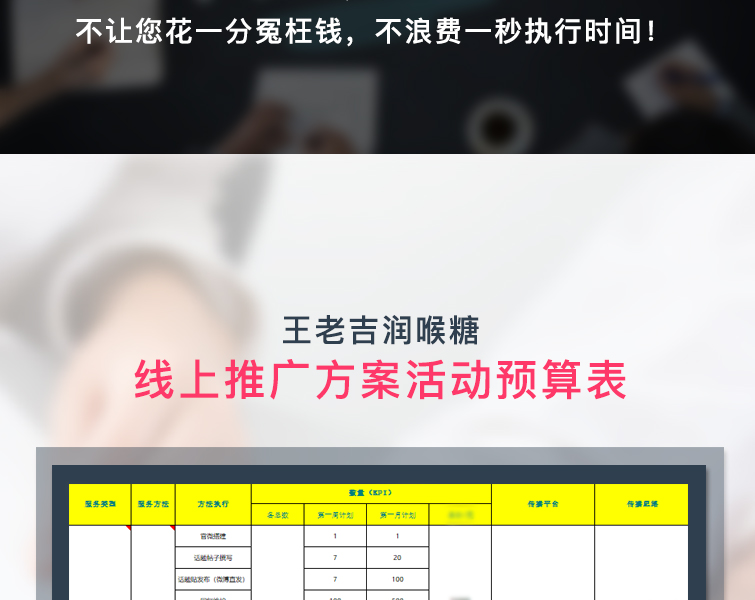 公司企业电商店铺网店活动策划线上下方案项目