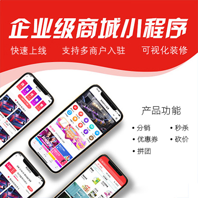 企业级商城小程序(成品)