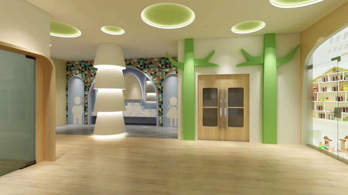 幼儿园早教中心培训机构教育机构琴行设计效果图装修vis设计