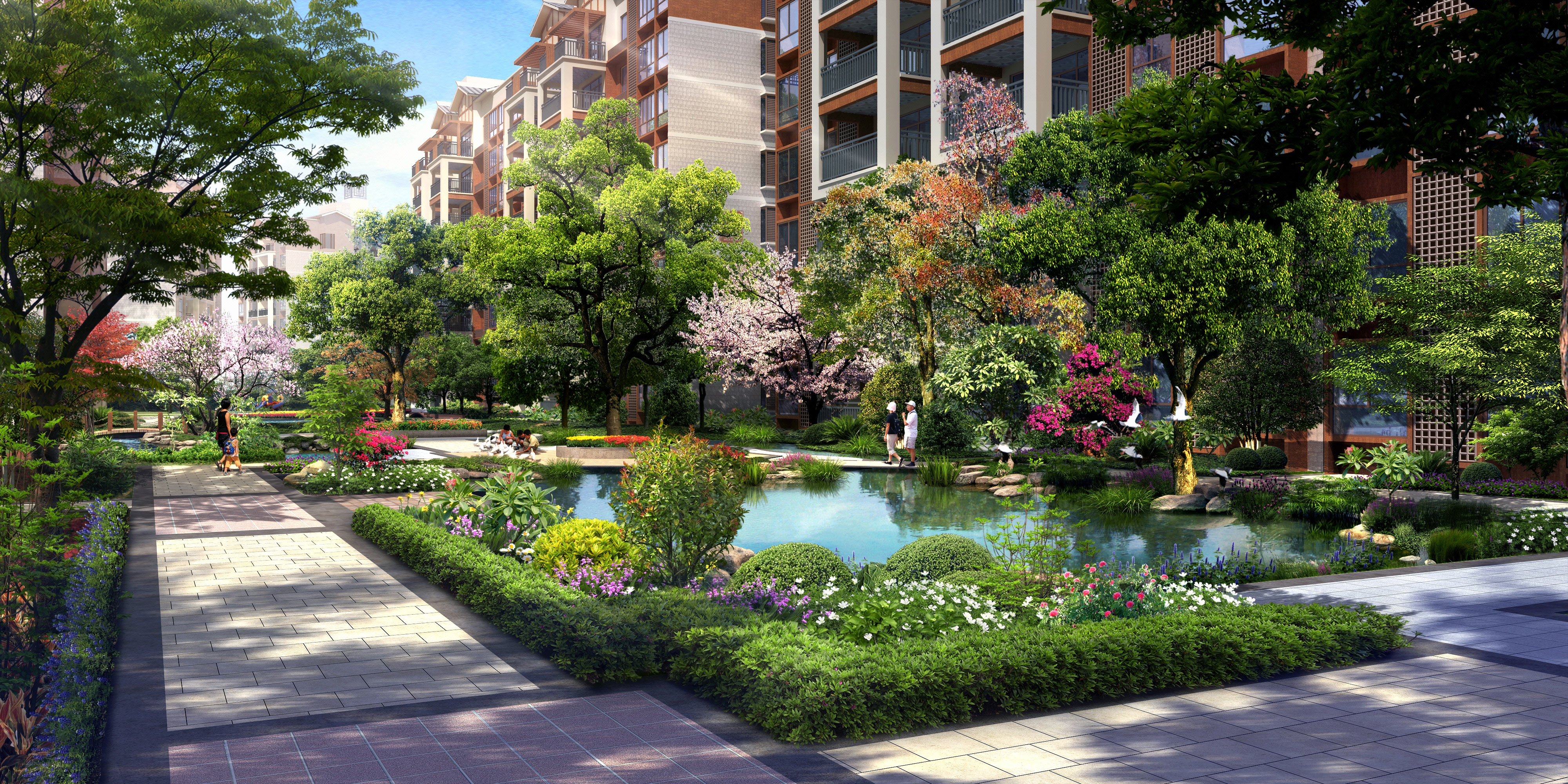 景观效果图-漫画设计-深圳若叶科技-猪八戒网