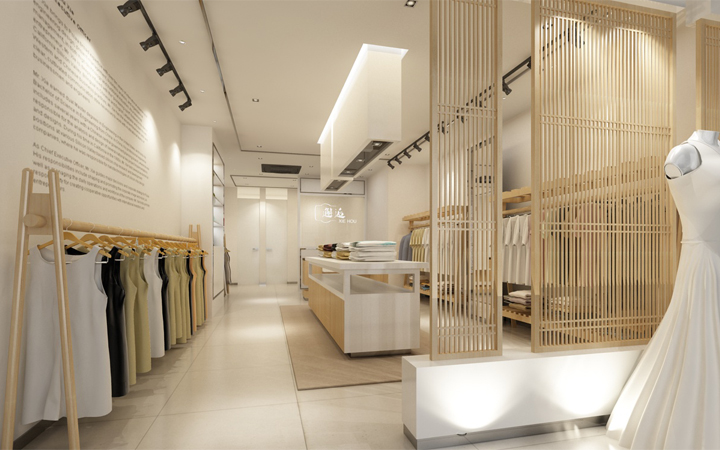 商铺设计效果图店面门店装修空间效果图店面设计专卖店店面效果图