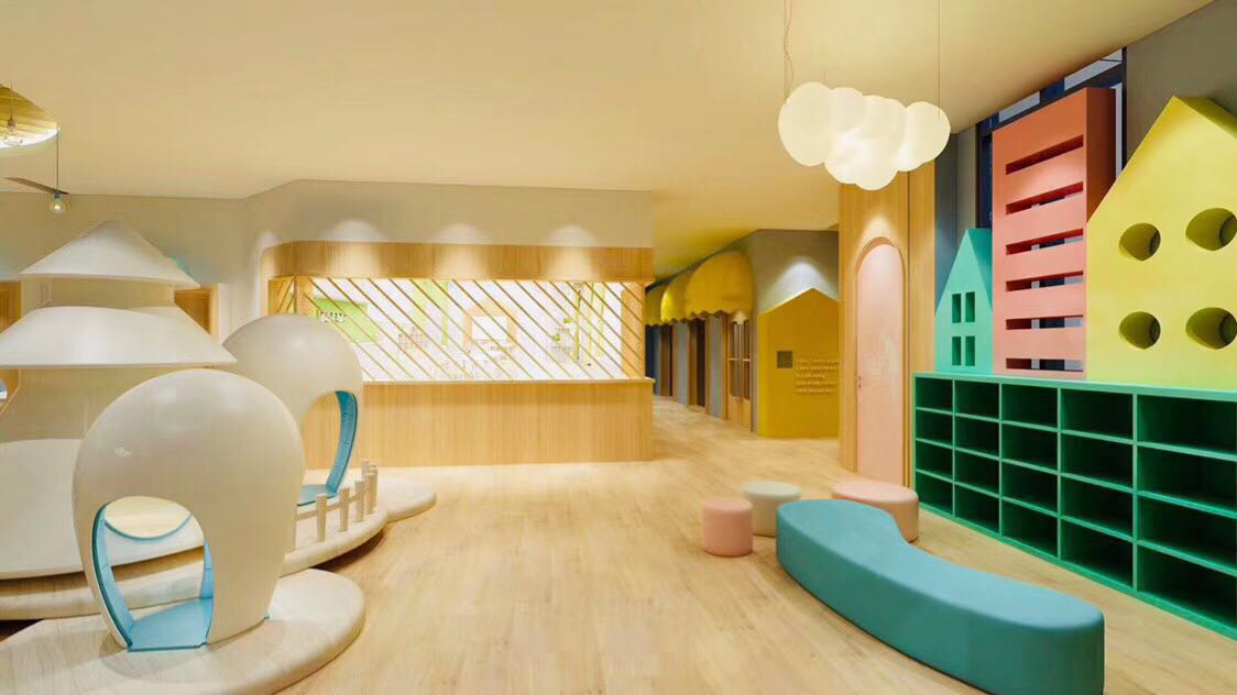 幼儿园早教中心培训机构教育机构琴行设计效果图装修vis设计-猪八戒网