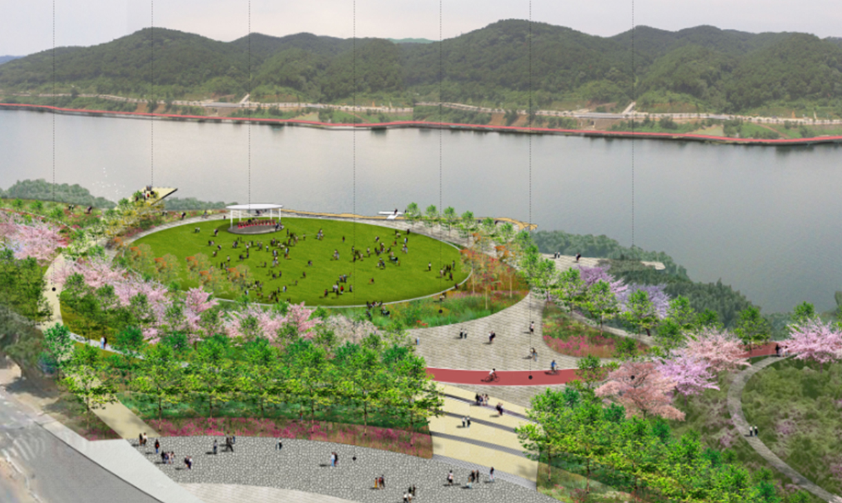 滨水景观设计景观绿化景观园林施工效果图专业建筑公司