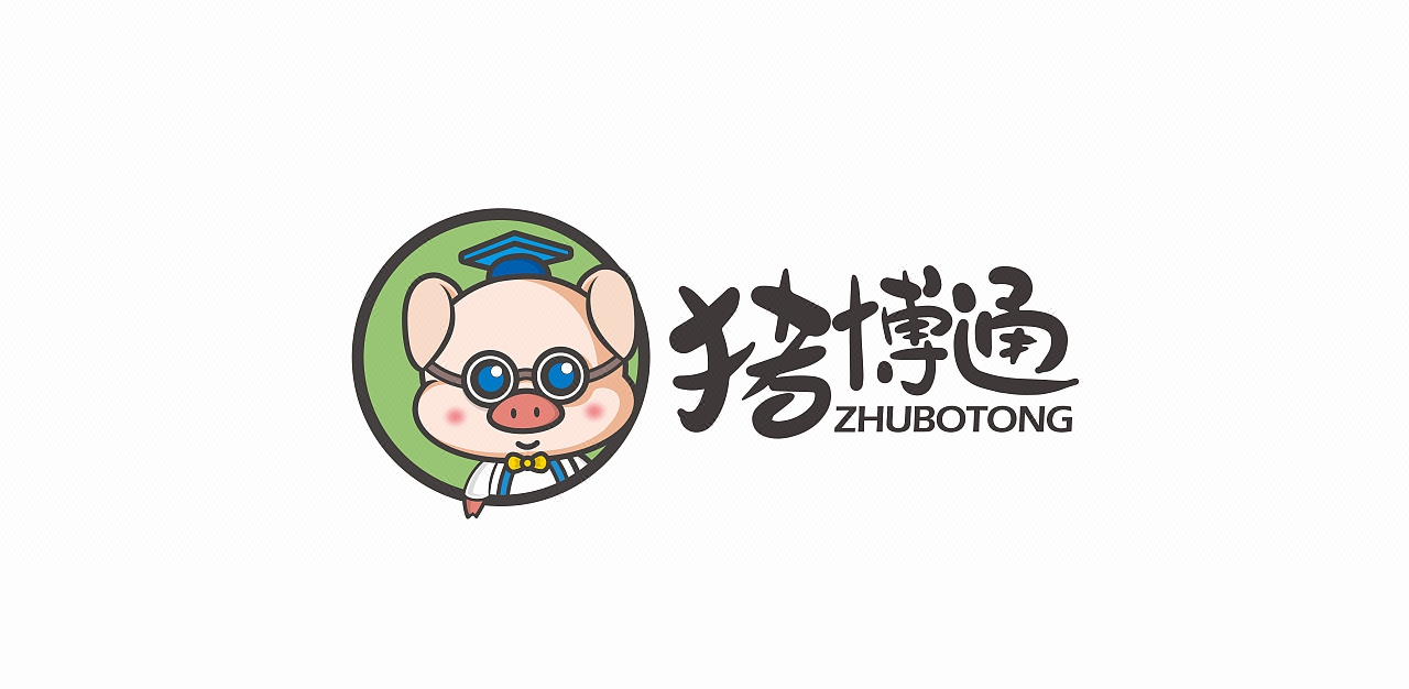 卡通logo公司企业卡通logo设计师手绘吉祥物品牌人物-猪八戒网