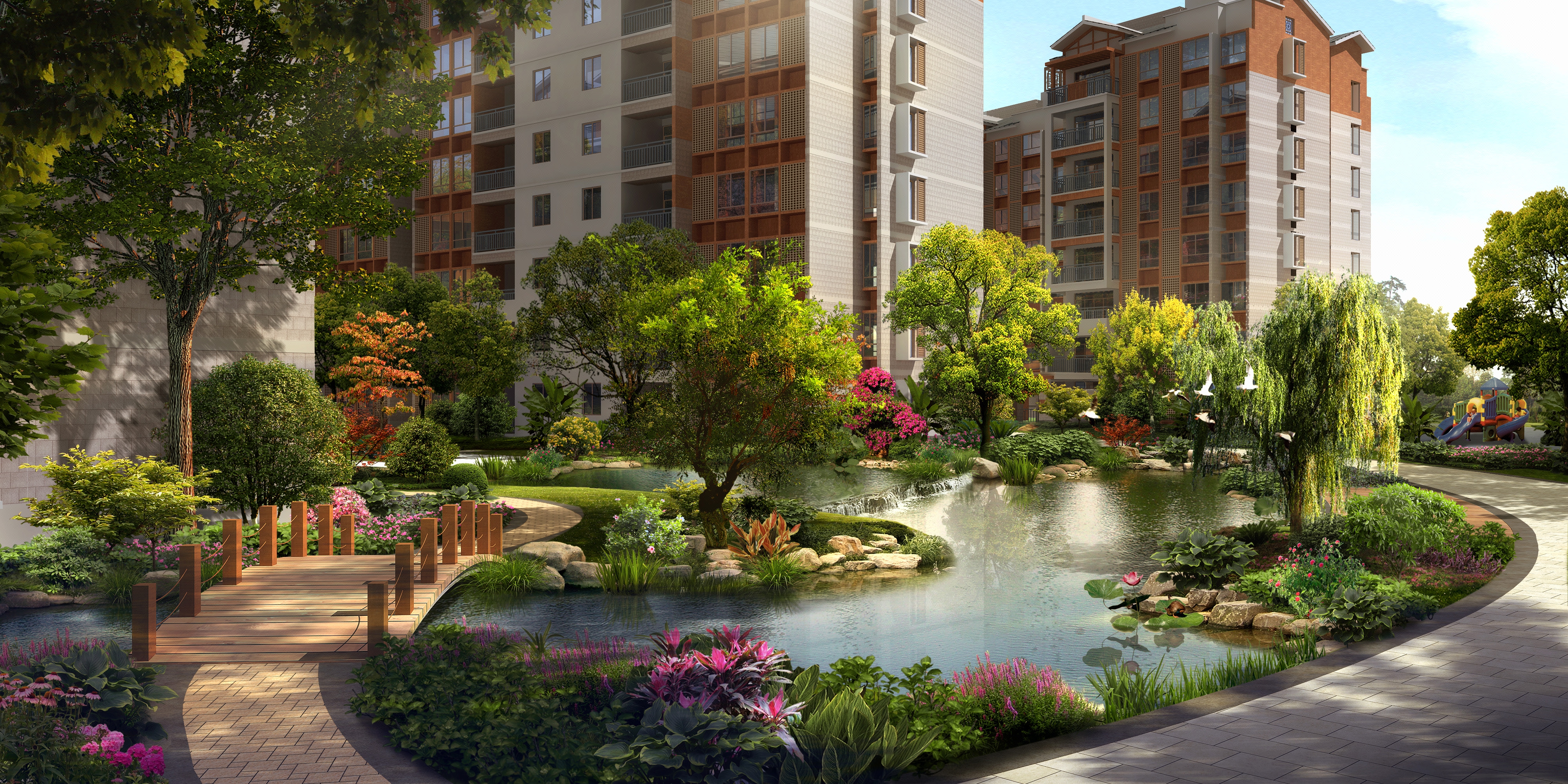 小区园林景观效果图案例介绍0611700.001970年01月-1970年01月