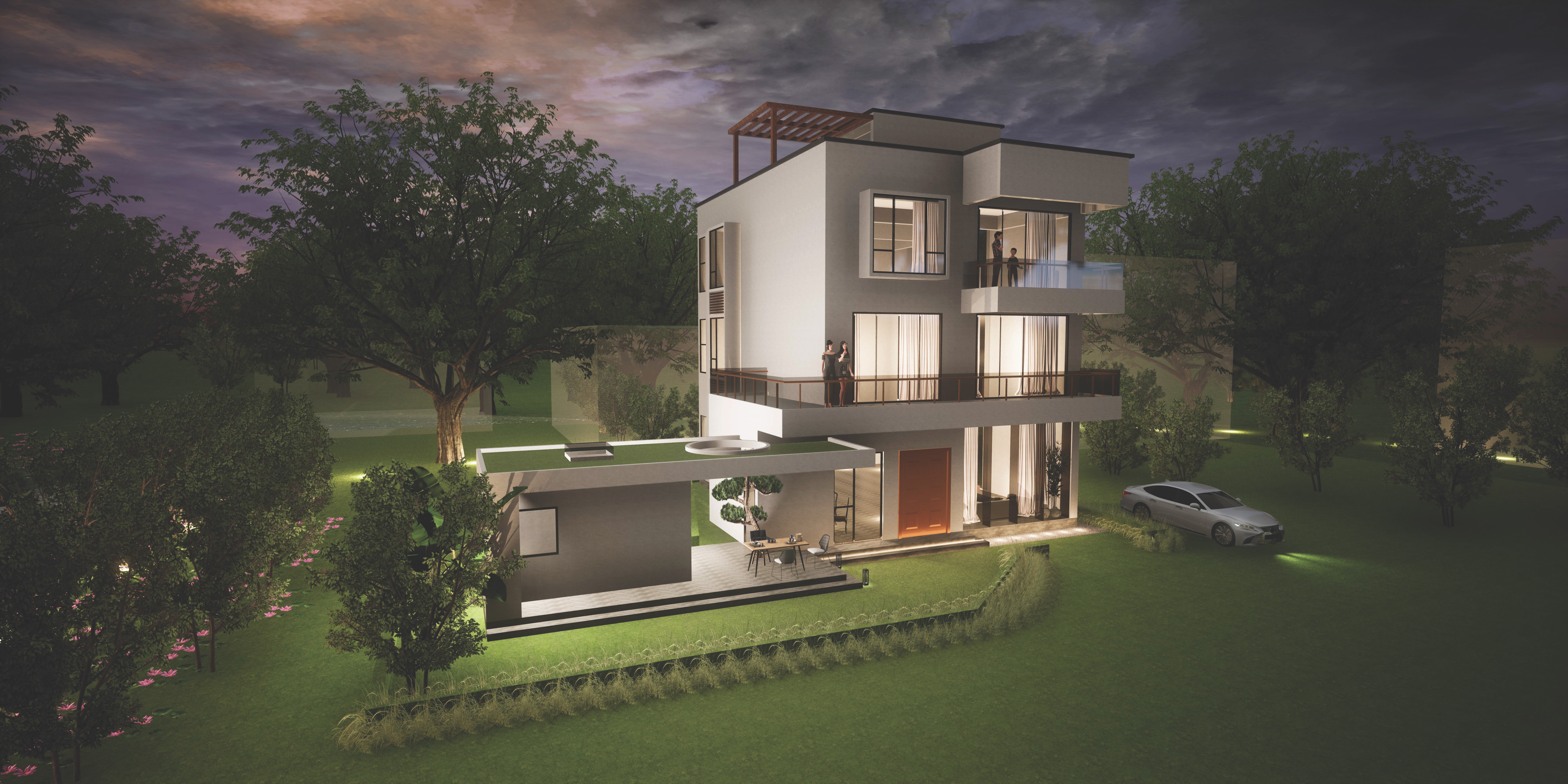 民宿别墅新农村创意建筑