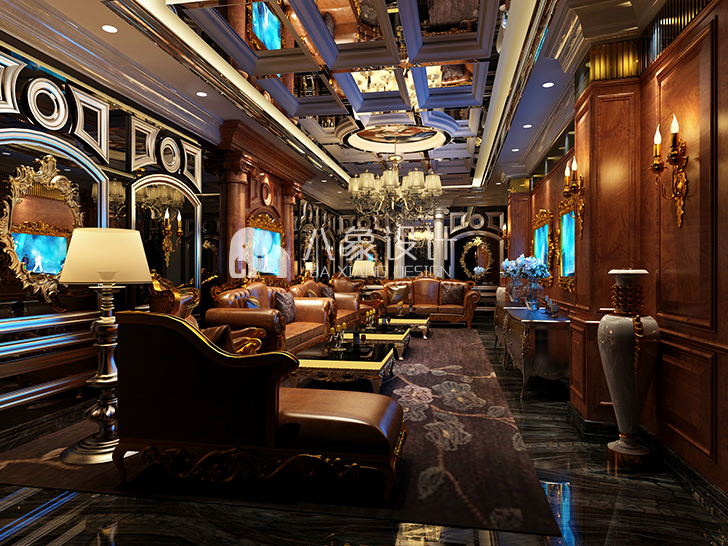 ktv包间大厅设计慢摇吧设计室内装修休闲娱乐会所装修设计