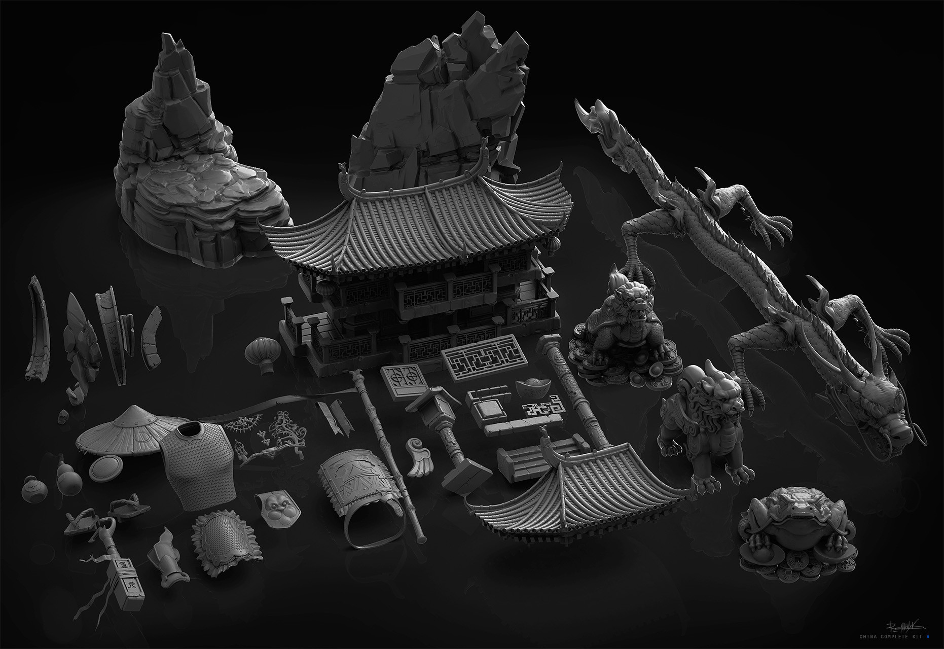 千辰3D游戲建模