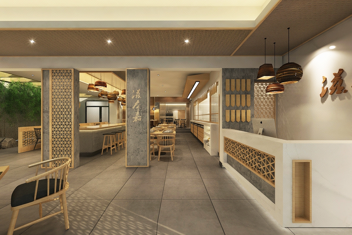 【餐饮】 餐饮店设计 餐厅效果图设计