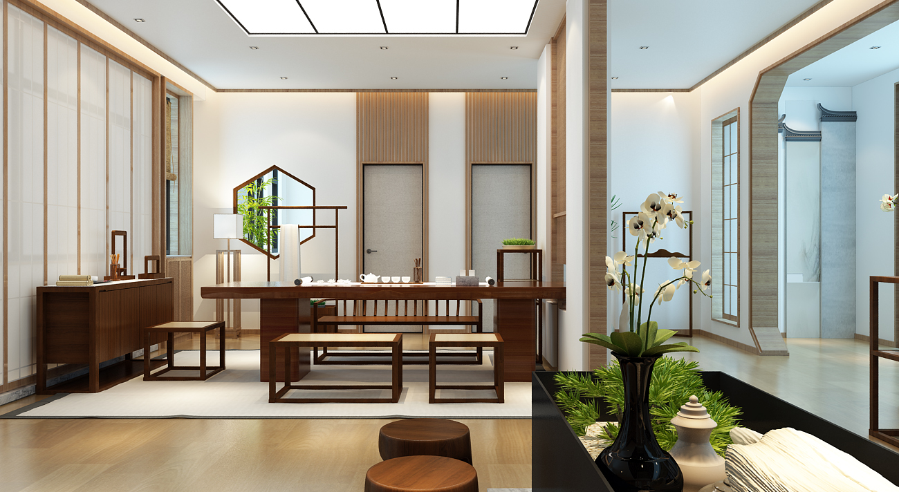 中式禅意办公室行政楼设计方案