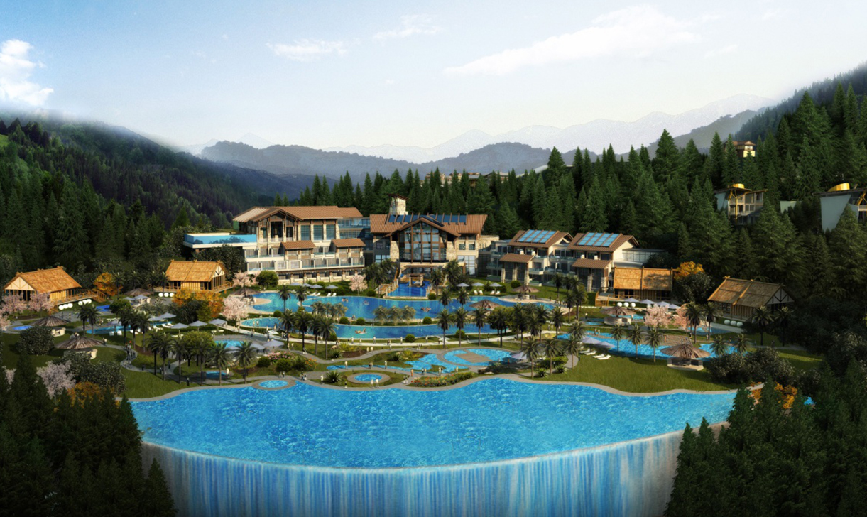 农家乐休闲农业园农村住宅自建房别墅规划工程建筑施工效果图设计