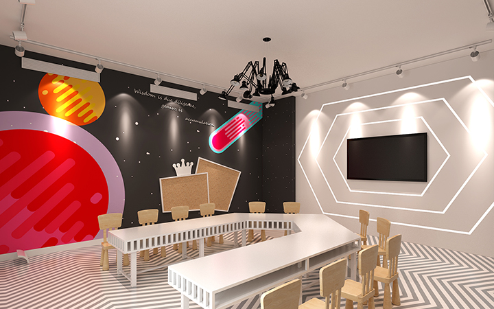 早教机构设计 幼儿园设计 英语培训室内设计 幼