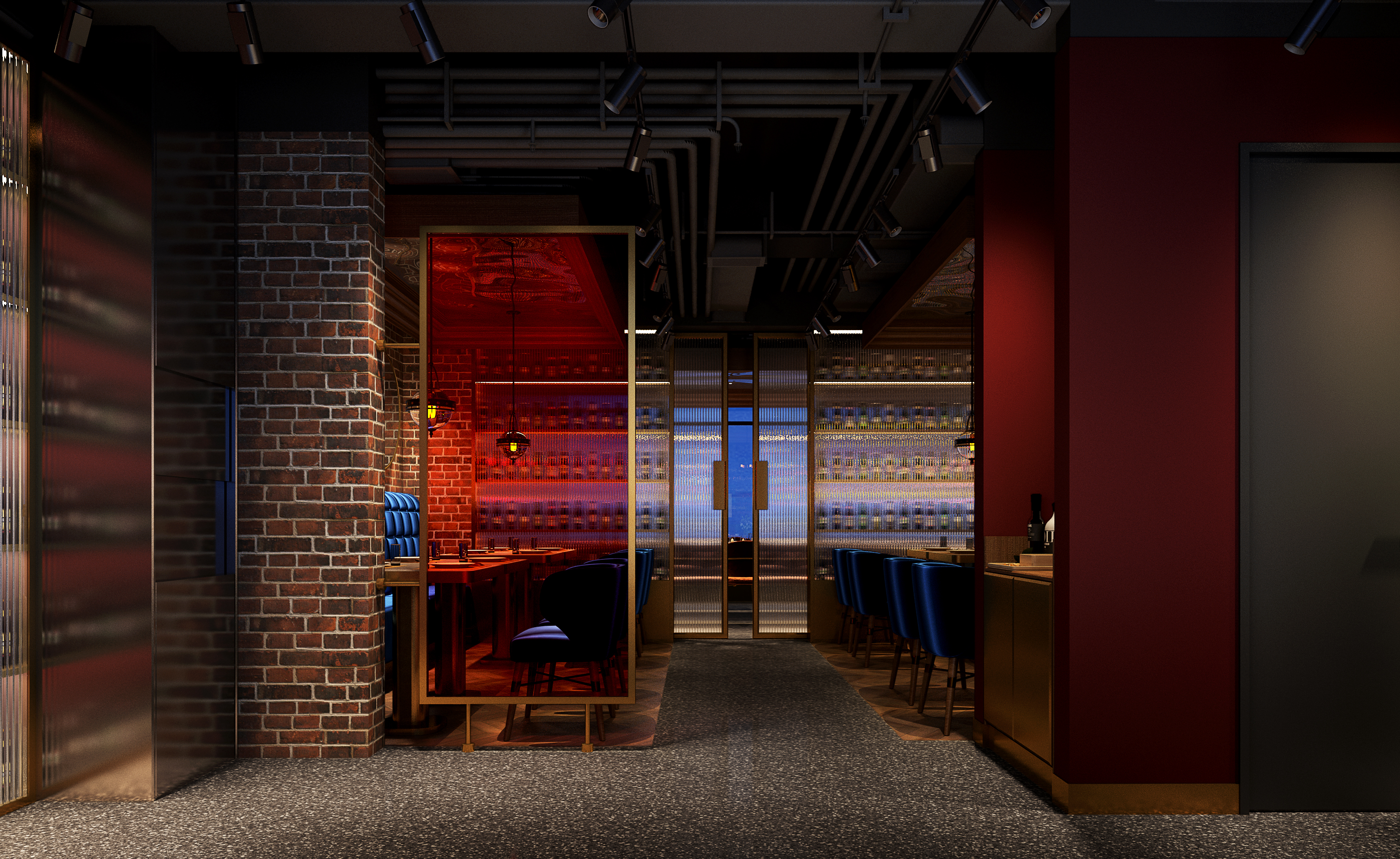 酒吧清吧酒店装修设计网红音乐餐厅音乐餐吧装修设计网吧网咖设计