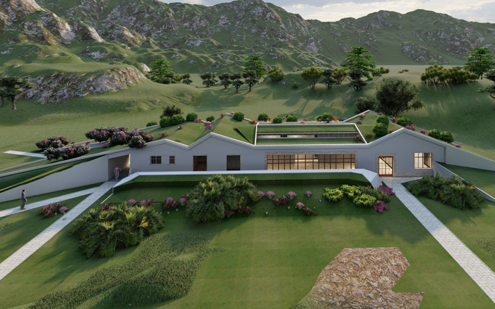 公园管理房 景观房 建筑设计 施工图 结构设计