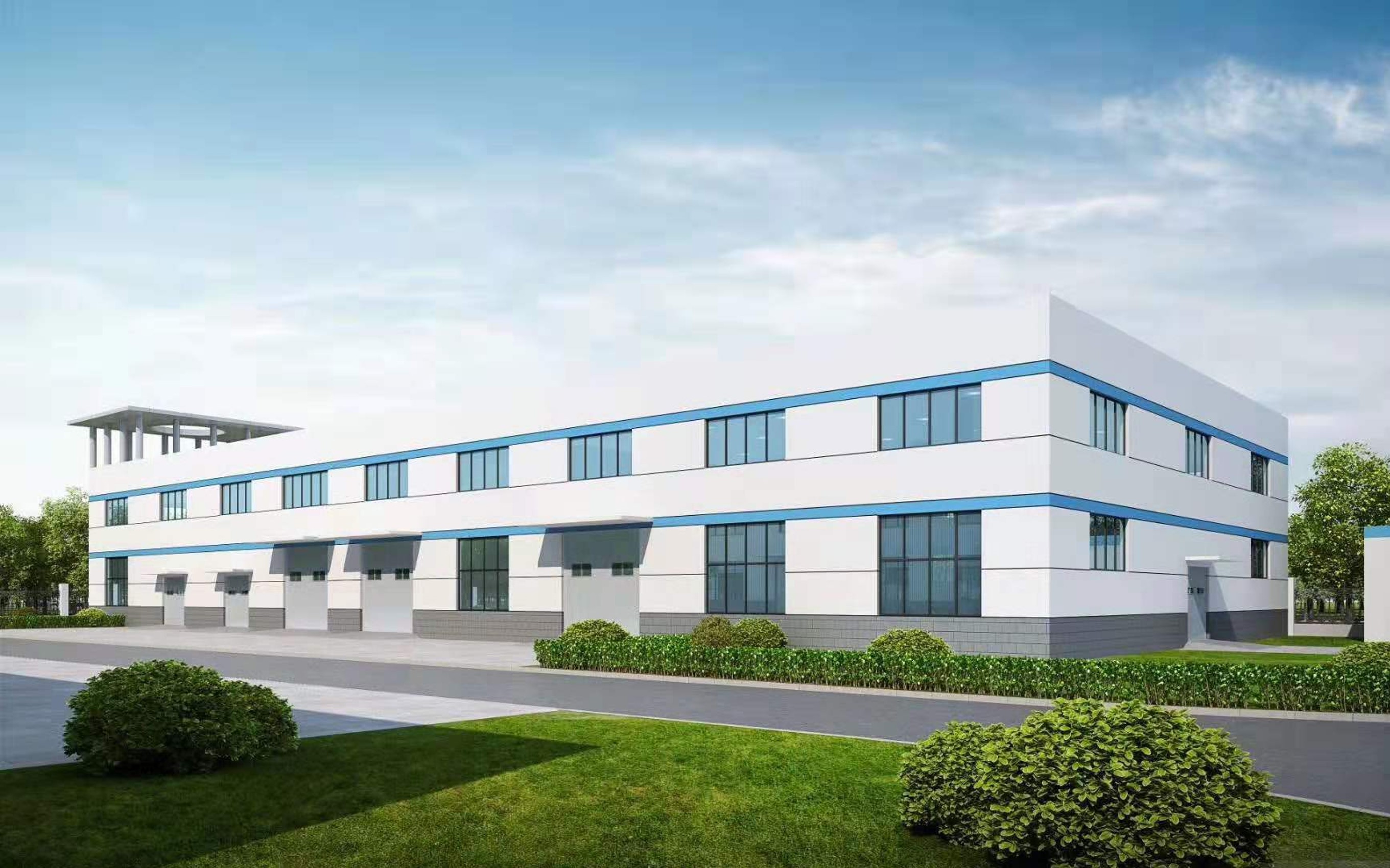 厂房设计工农业园区厂区空间建模cad制图3dmax效果图设计