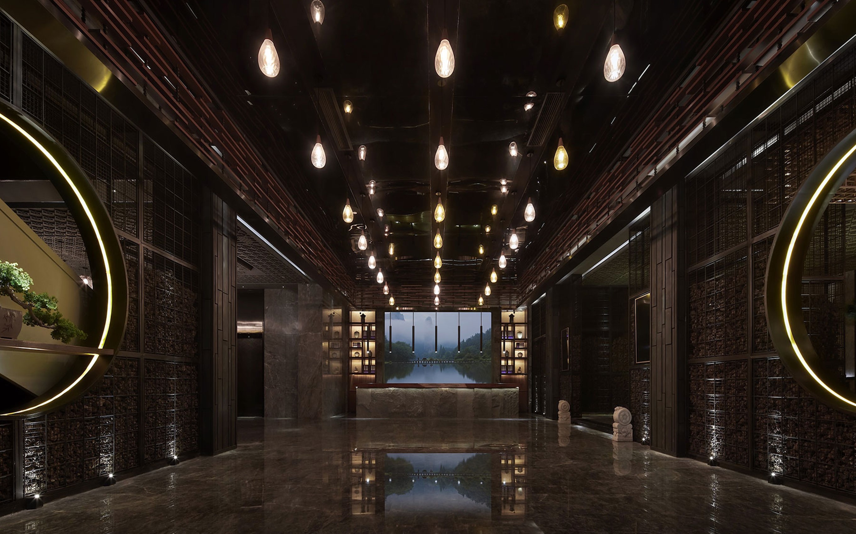 娱乐场所设计游戏厅ktv电影美容院会所3dmax建模设计-猪八戒网