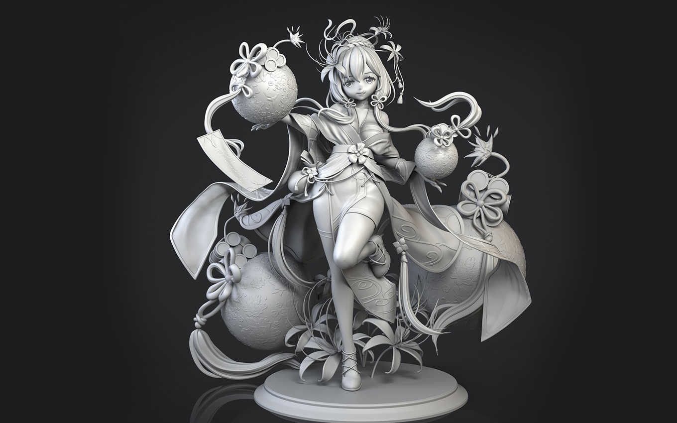 游戏建模设计叶罗丽盲盒新款全套可爱手办摆件夜萝莉女孩公主玩具