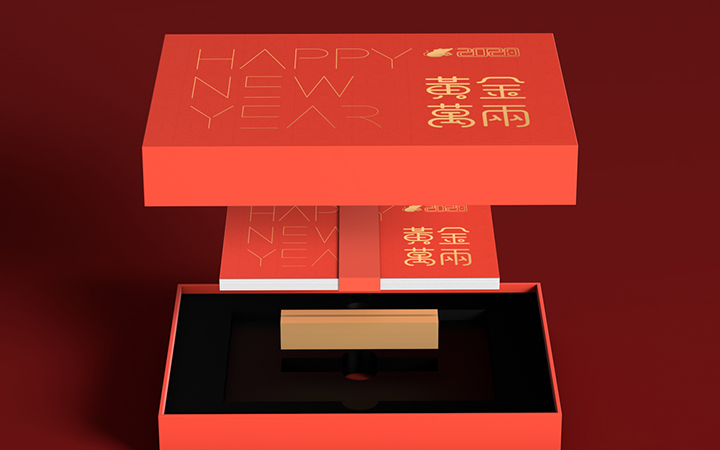 新年物料春节元旦礼品开发新品发布物料贺卡促销活动形象宣传设计
