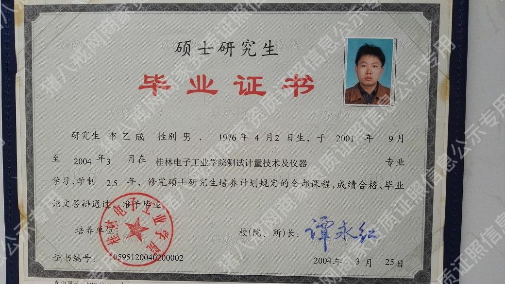 畢業(yè)證書