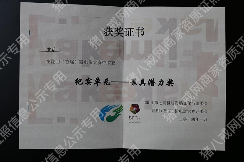 紀(jì)實單元——最具潛力獎