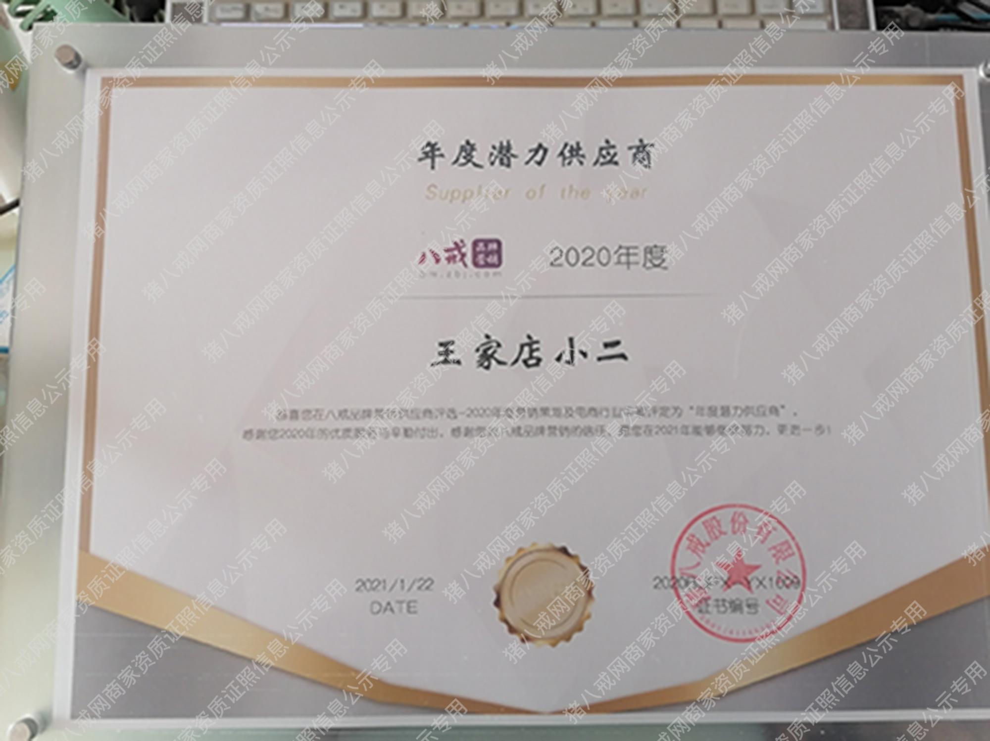 年度潛力供應商