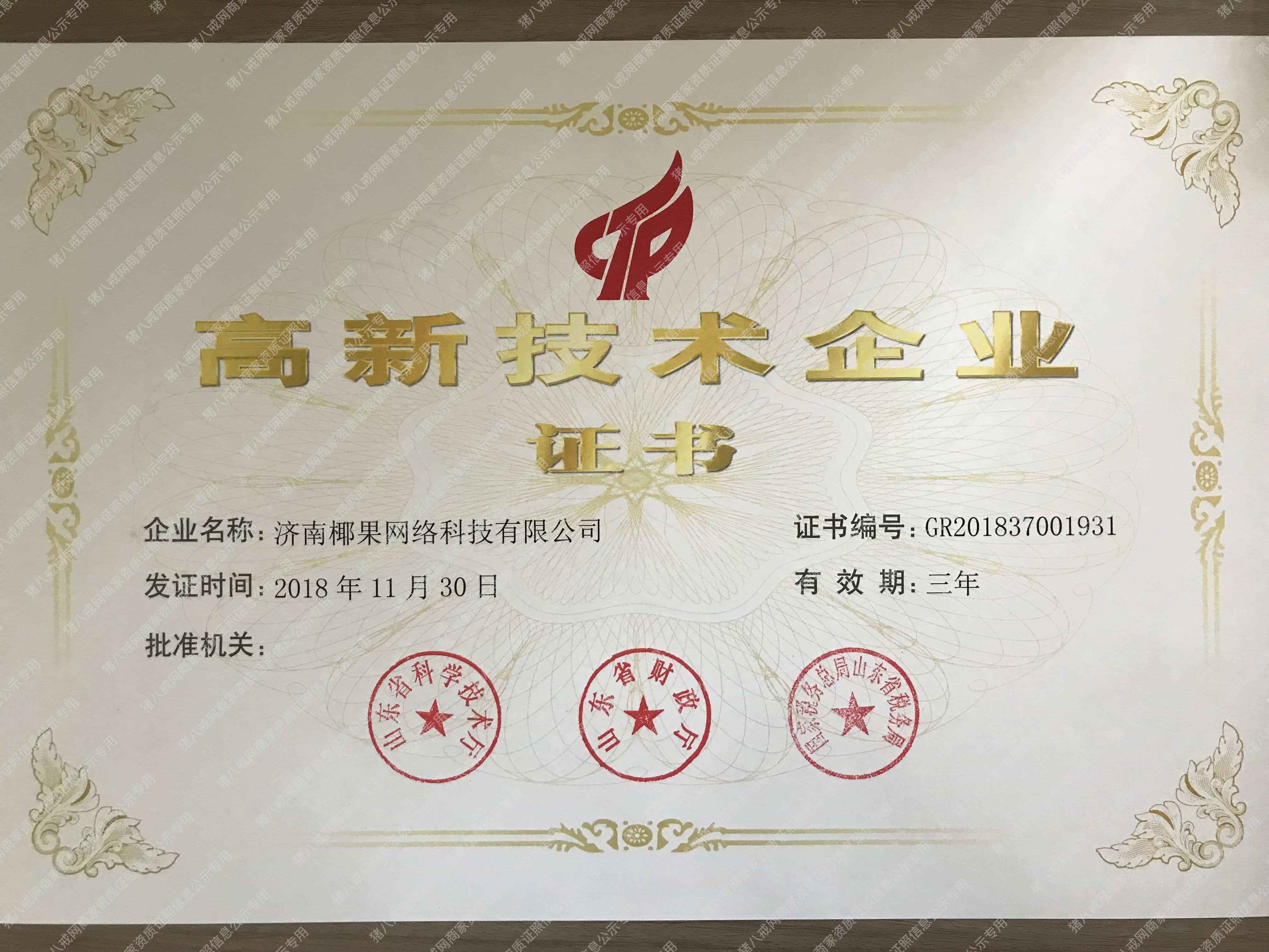 高新技術(shù)企業(yè)