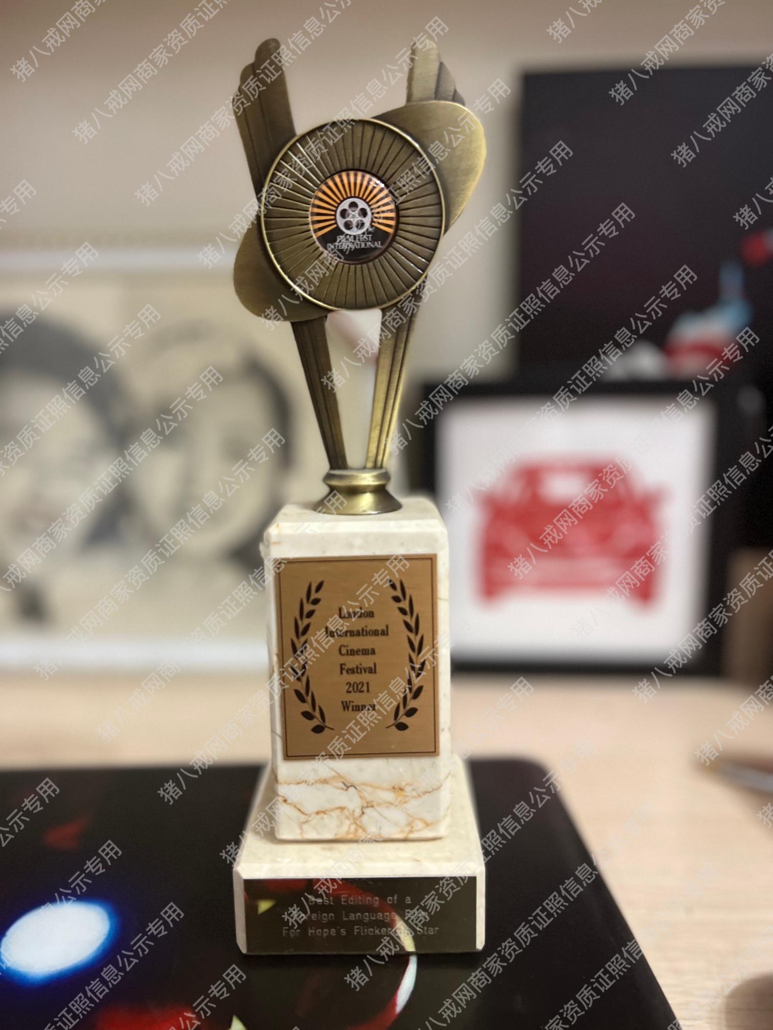 各種獲獎證書