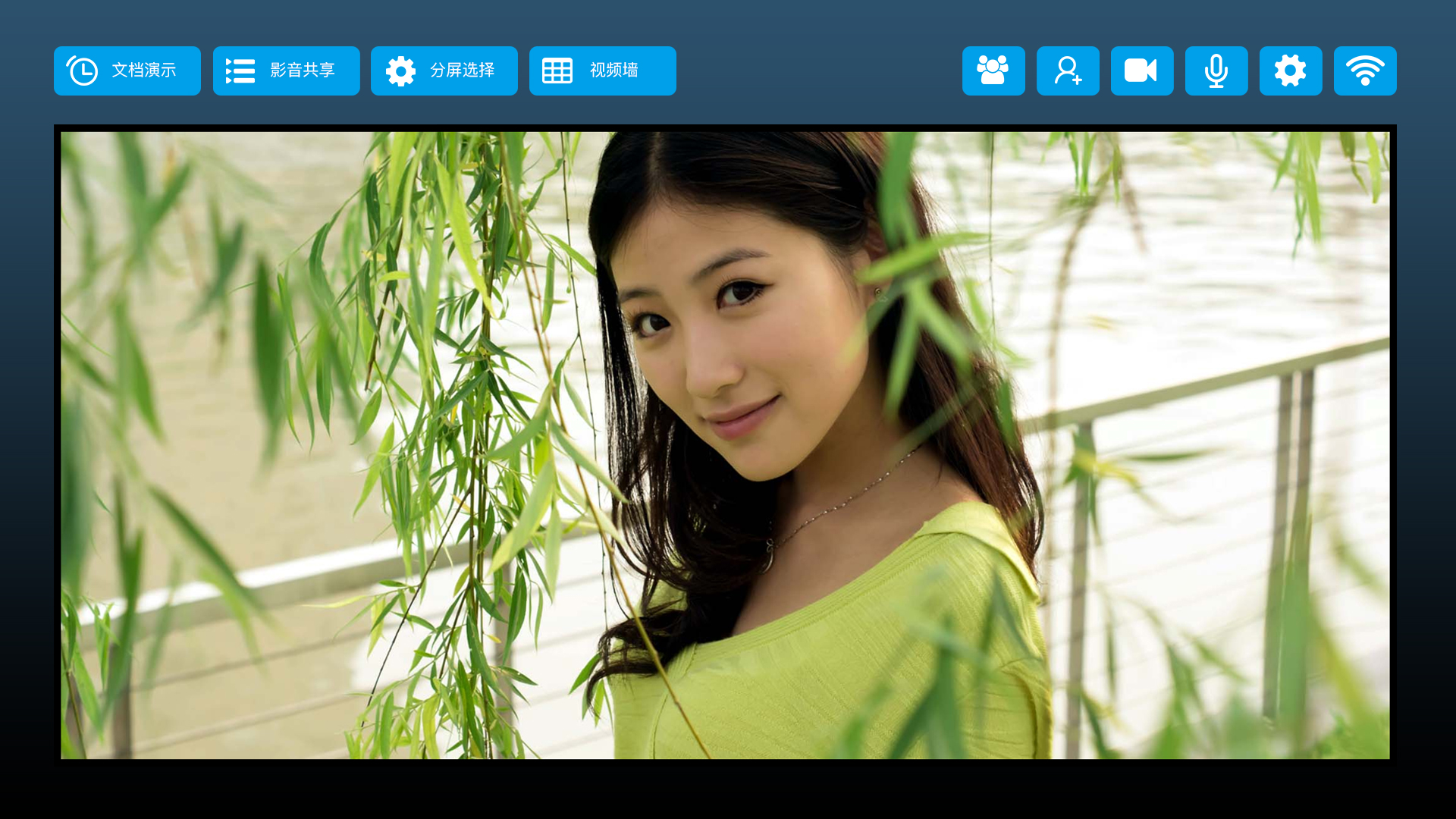 视频云会议系统界面