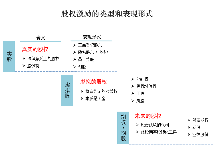 定制股权激励方案 期权 持股平台 干股 股权激励