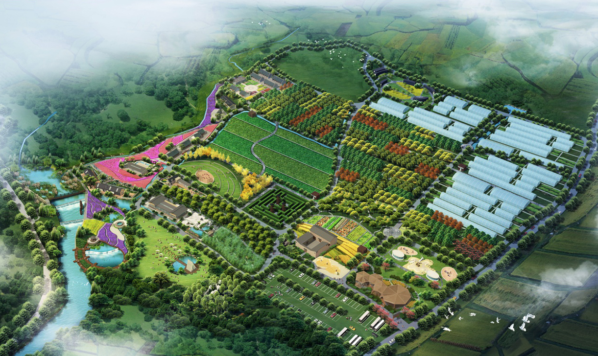 农家乐生态农庄农村住宅自建房乡村别墅规划建筑设计方案施工图