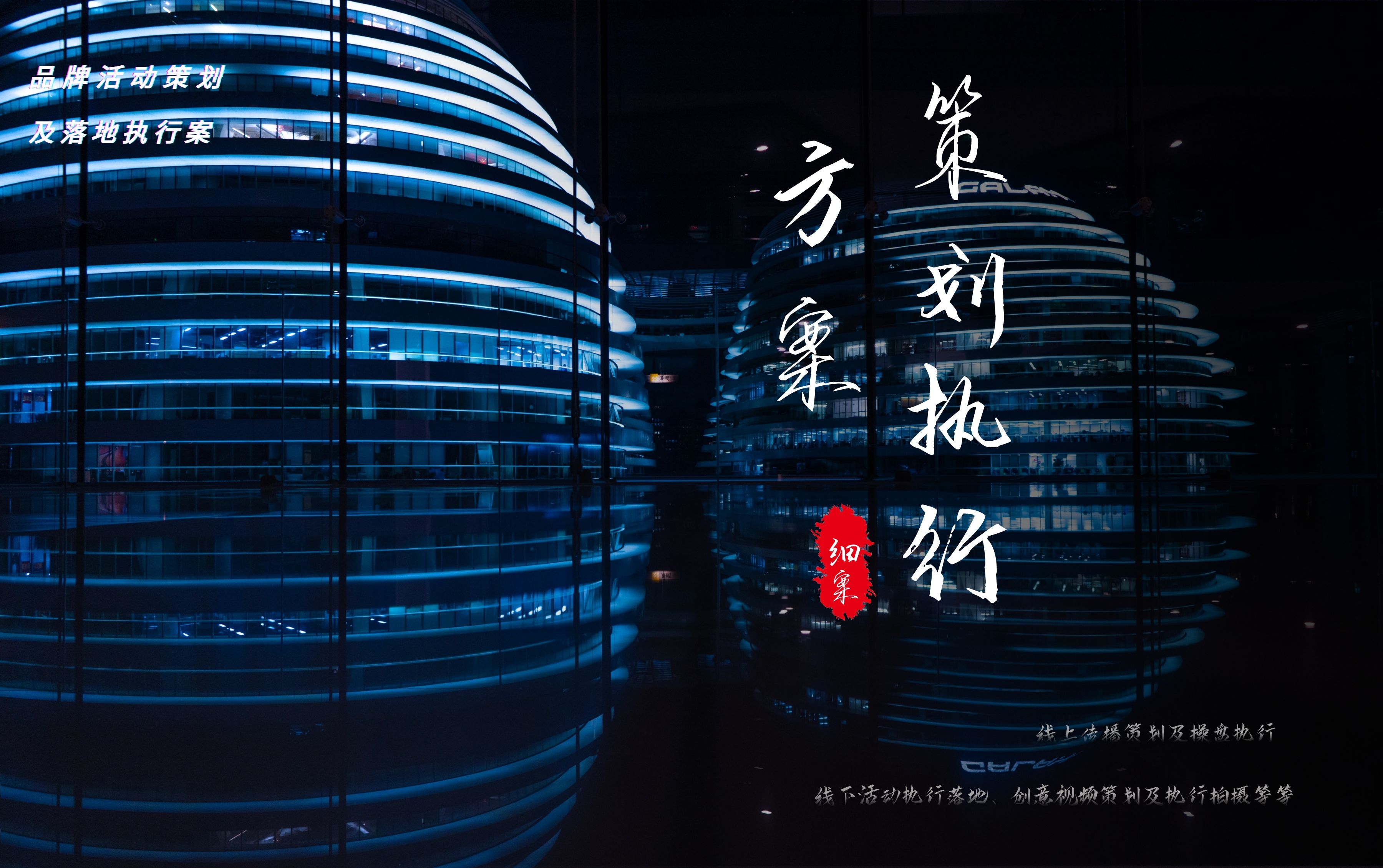 品牌策劃執(zhí)行案