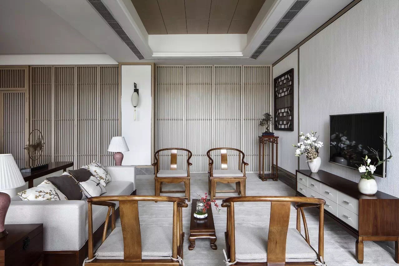 新中式茶艺馆-公装服务-宜诚装饰设计-猪八戒网