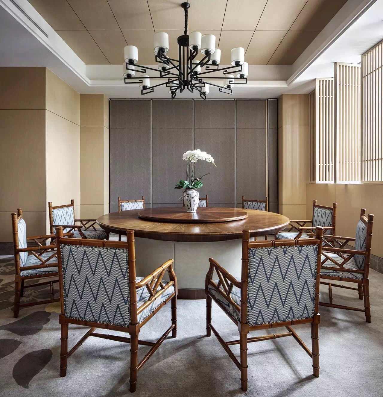 新中式茶艺馆-公装服务-宜诚装饰设计-猪八戒网