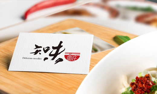 餐饮粉面馆logo标志VI设计