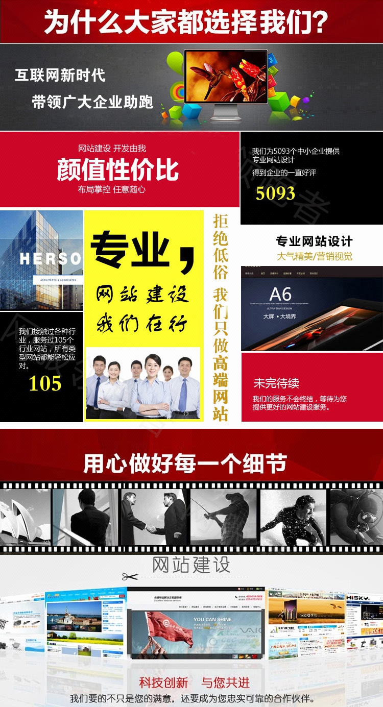 企业模板网站_企业网站建设制作 DEDE织梦模板修改参考仿站 网站二次开发2