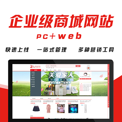 企业级商城网站(PC+WEB)成品