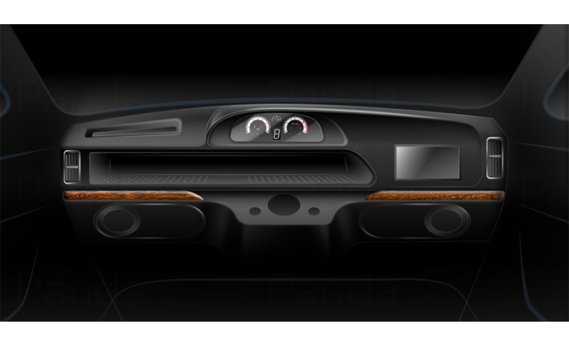 摩托车整车设计、三轮车、四轮车整车设计、仪表台外观效果图设计