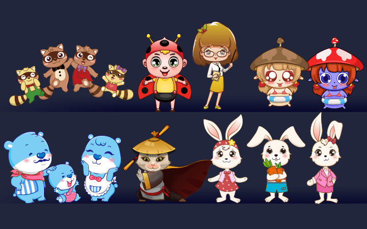 【聚划算】吉祥物设计卡通logo设计/卡通形象设计/q版-猪八戒网