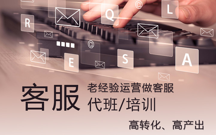 8年经验运营做客服 售前培训/临时代班/售后关怀