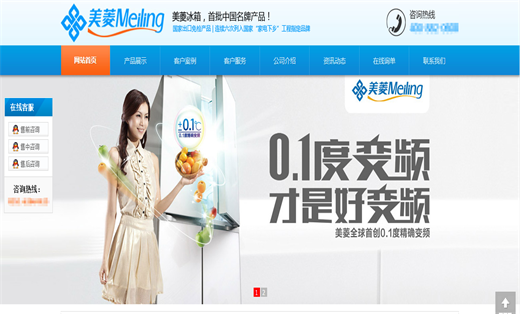 合肥美菱股份有限公司-网站建设制作设计建站公司官网