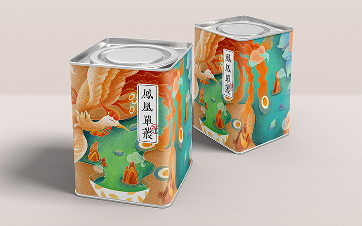 化妆品茶叶酒水食品水果手提袋包装袋包装盒容器造型插画包装设计