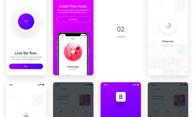 国外服装类页面设计