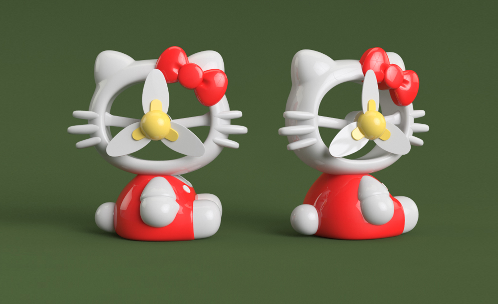 风扇设计,卡通电子产品设计