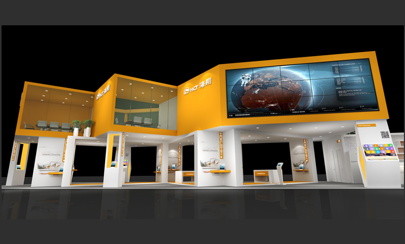 展台设计 展台 展览展示 展台效果图设计 展台设计搭建