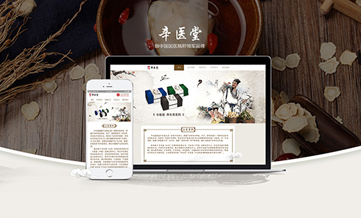 辛医堂医药行业官网定制营销网站设计企业展示手机网站定制开发